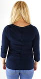 Vila Voila 3/4 Tröja mörkblå - Långärmade tröjor för damer - 117424 - 2
