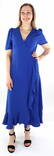 Only kietaisumekko Mette SS Wrap Midi sininen - Mekot ja tunikat - 136184 - 1