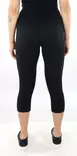 Pieces naisten trikoolegginsit Edita 2/4 hw musta - Legginsit - 136624 - 2