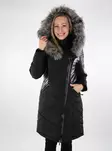 Only naisten talvitakki New Linette Fur Hood black/grey fur - Naisten talvitakit - 137114 - 1