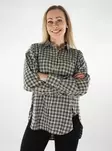 JJXX naisten kauluspaita Jamie Flannel Shirt vetiver/check - Naisten kauluspaidat ja puserot - 137304 - 1