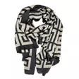 Veniz huivi 62620 musta/beige - Naisten huivit - 138314 - 3