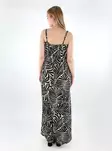 Only kuviollinen maksimekko Nova Elite Strap musta/beige - Mekot ja tunikat - 138454 - 2