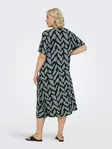 Only Carmakoma pluskoon mekko Fyrla Life V-Neck vihreä - Mekot ja tunikat - 138924 - 2