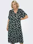 Only Carmakoma pluskoon mekko Fyrla Life V-Neck vihreä - Mekot ja tunikat - 138924 - 3