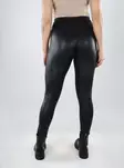 Pieces naisten fleecelegginsit New Shiny Fleece musta - Legginsit - 139414 - 2