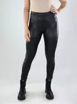 Pieces naisten fleecelegginsit New Shiny Fleece musta - Legginsit - 139414 - 1