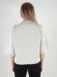 Only naisten neule Simoni Pullover 3/4 vaaleanharmaa - Naisten neuleet - 139694 - 2