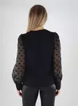 Vero Moda naisten paita Alva Detail musta - Naisten pitkähihaiset paidat - 139764 - 2