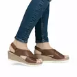 Rieker naisten kiilasandaalit 61975-24 ruskea - Rieker sandals - 140364 - 5