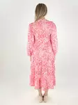 Only kuviollinen mekko Milana 7/8 valkoinen/pinkki - Mekot ja tunikat - 140564 - 2