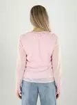 Vero Moda naisten pusero Dora plisse vaaleanpunainen - Långärmade tröjor för  damer - 141184 - 2