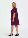 Only Carmakoma pluskoon Tunika Lux viininpunainen - Klänningar och tunikor - 141354 - 2