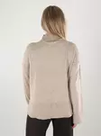 Only naisten neule Mary high neck mocha merinque - Naisten neuleet - 142054 - 2