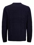 Jack&Jones Neule Blucallum tummansininen/musta - Miesten neuleet - 142374 - 2
