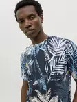 Jack&Jones miesten T-Paita Hawaii tummansininen/kuviollinen - Miesten T-paidat - 138484 - 2