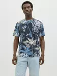 Jack&Jones miesten T-Paita Hawaii tummansininen/kuviollinen - Miesten T-paidat - 138484 - 1