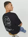 Jack&Jones t-shirt herr T-shirt svart/skalle - T-shirts för herrar - 137574 - 1