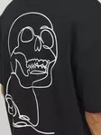 Jack&Jones t-shirt herr T-shirt svart/skalle - T-shirts för herrar - 137574 - 5