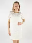 JDY pitsinen mekko Eva O-Neck cloud dancer - Mekot ja tunikat - 138724 - 1