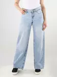 JJXX damjeans med låg midja vid LW ljusblå denim - Jeans för damer - 138044 - 1