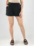 JJXX bomullsshorts Waffel svarta - Shorts och capribyxor för damer - 141104 - 1