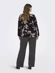 Only Carmakoma damskjorta plus size V-ringad svart/höst - Skjortor och blusar för damer - 138884 - 4