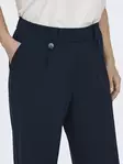 Only Carmakoma pluskoon housut Sania Button Pant tummansininen - Naisten housut - 137284 - 4