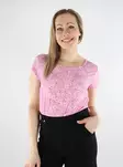 Only naisten pitkä t-paita Vic Top fuchsia vaaleanpunainen - Naisten T-paidat - 138124 - 1