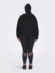 Only Play Curvy Collegetakki Lounge musta - Naisten urheiluhupparit ja colleget - 138964 - 2