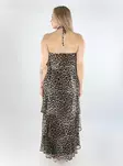 Pieces leopardikuosinen mekko Clara Long Layred musta/leopardikuosi - Mekot ja tunikat - 138524 - 2