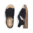 Rieker damsandaler 62908-00 svart - Rieker sandals - 138184 - 3