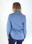 Vero Moda VMBUMPY LS LOOSE mellanblå skjorta - Skjortor och blusar för damer - 141504 - 2