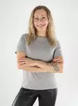 Vero Moda naisten luomupuuvillainen t-paita Paulina harmaa/hopea - Naisten T-paidat - 139504 - 1