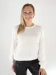 Vero Moda naisten neule Newlex Stitch Raglan valkoinen - Naisten neuleet - 139124 - 1