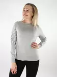 Vero Moda naisten neulepaita Happyshine 2Way hopea - Naisten pitkähihaiset paidat - 137274 - 2