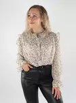 Vero Moda naisten paita Petra LS Shirt beige - Naisten pitkähihaiset paidat - 139014 - 1