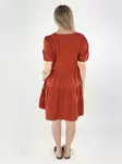Vila lyhyt mekko Prisilla New poltettu oranssi - Mekot ja tunikat - 140534 - 2