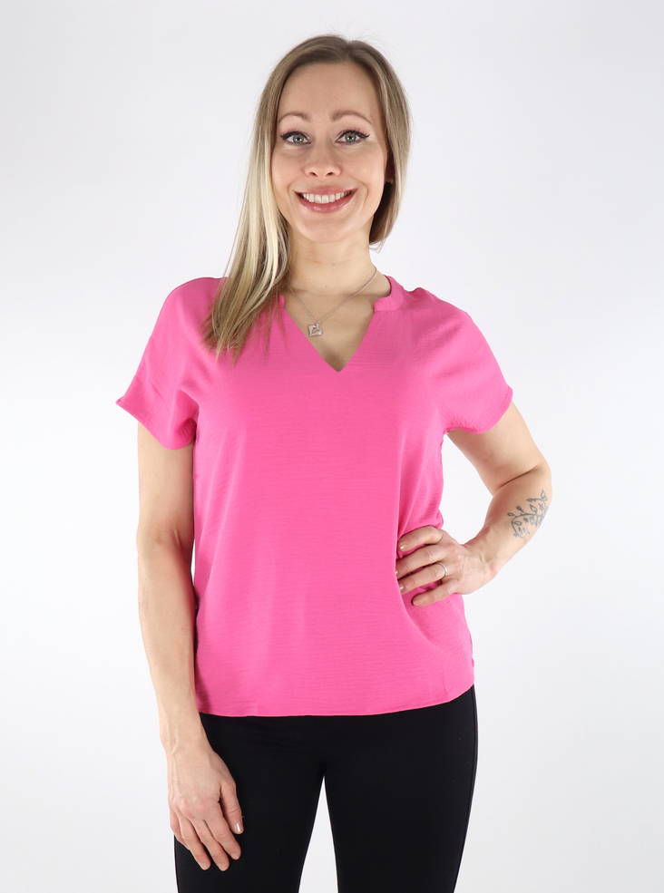 JDY Lion S/S t-paita pinkki - Naisten T-paidat - 135094 - 1