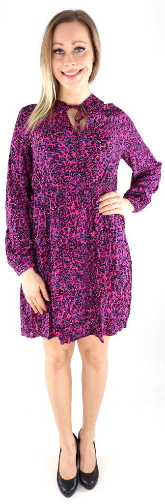 JDY Klänning Jackson, svart/rosa anima - Klänningar och tunikor - 132494 - 1