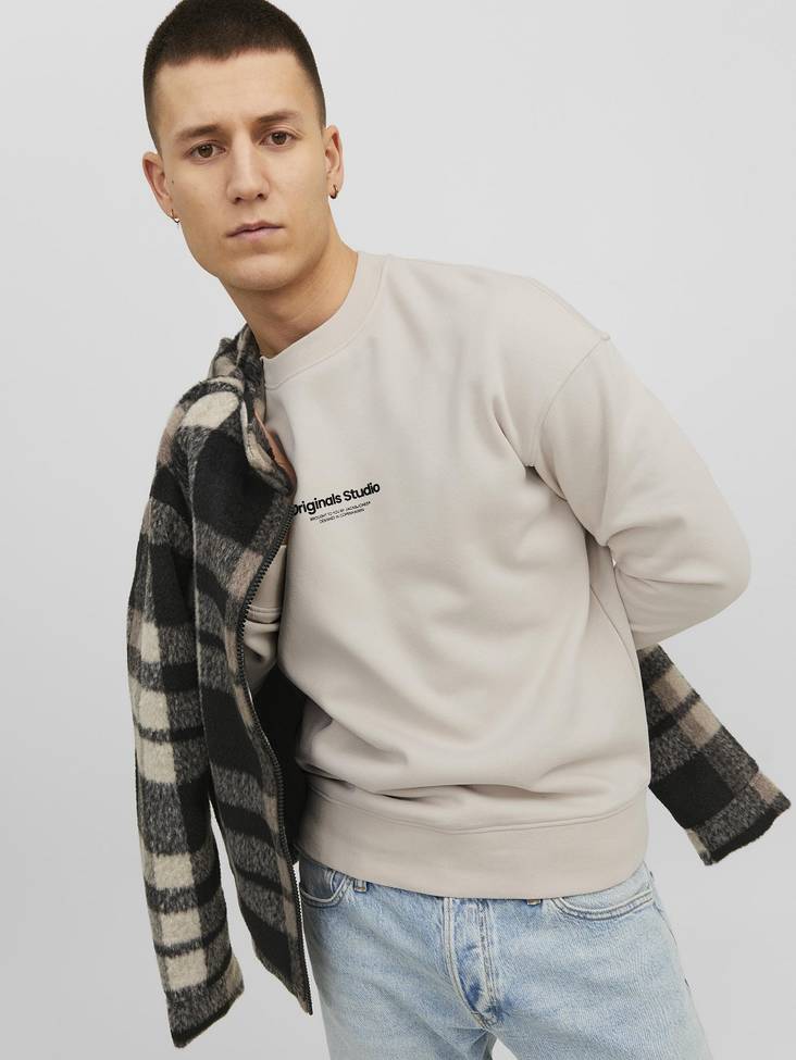 Jack&Jones Vesterbro herrtröja Moonbeam - Tröjor för herrar - 135114 - 1