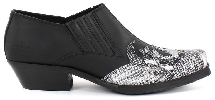 Johnny Bulls Promenadskor 711 svart/orm - Boots - 130204 - 1