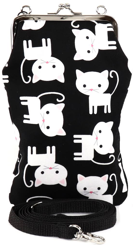 Nabo Börs i tyg K556 Katt svart/vit - Plånböcker - 129824 - 1