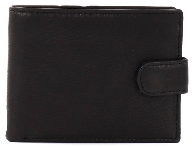 Läderplånbok W0-08 svart - Plånböcker - 127494 - 1
