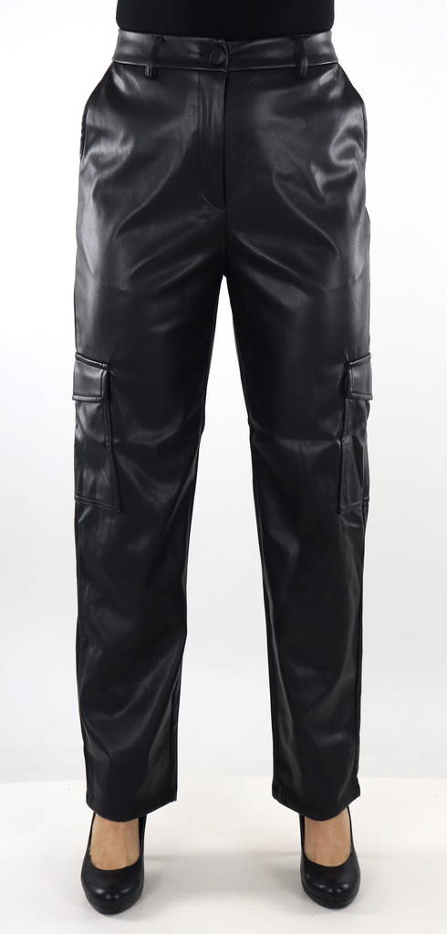 Only Housut Kim faux cargo musta - Naisten housut - 134314 - 1