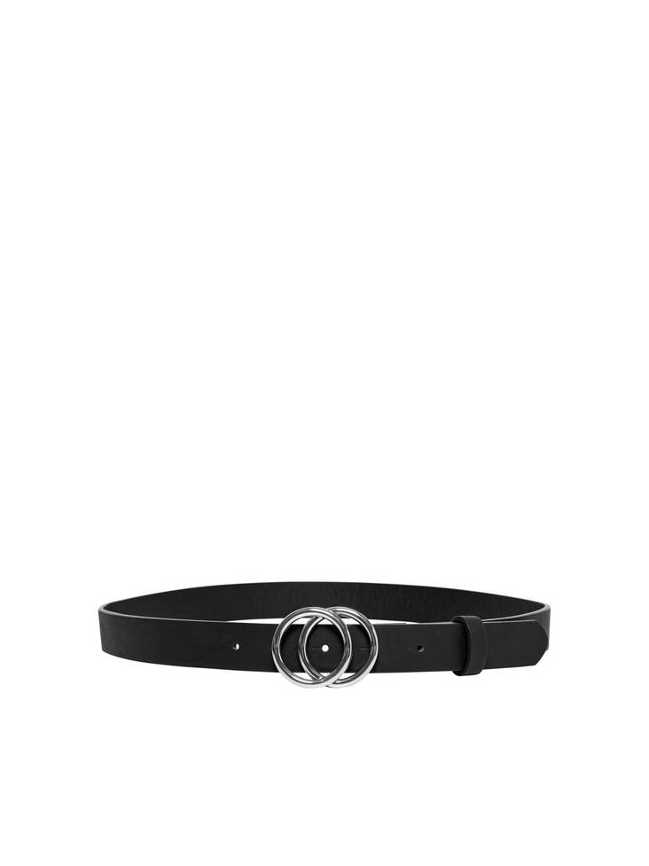 Only Bälte Rasmi pu svart/silver - Bälten för damer - 126664 - 1
