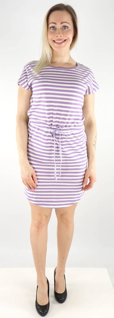 Only violetti raidallinen trikoomekko May chalk violet/single stripe - Mekot ja tunikat - 130474 - 1