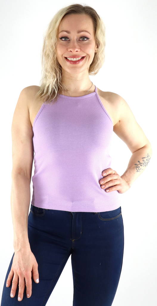 Pieces naisten Ribbitoppi Ostina strap purple rose - Naisten topit - 133494 - 1