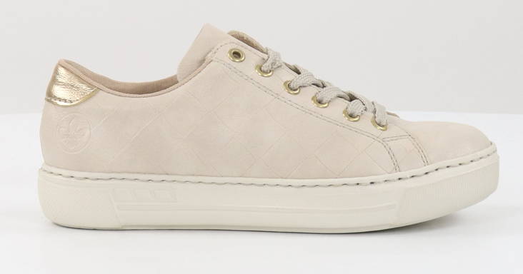 Rieker naisten tennarit L9800-80 beige - Rieker tennarit - 132954 - 1