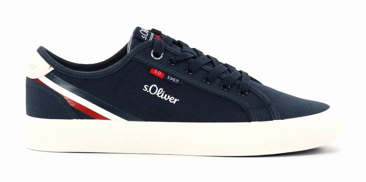 S.Oliver sneakers för män 13637-42 mörkblå - Sneakers för herrar - 135944 - 1